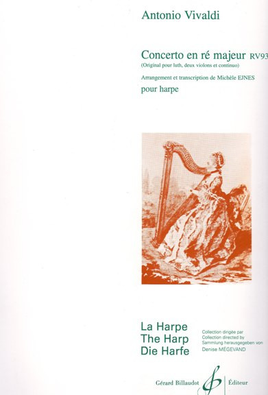 Vivaldi A. Concerto RV 93 Harpe