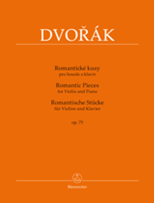 Dvorak A. Romantic Pieces OP 75 Violon Dvorak A. Romantic Pieces OP 75 Violon
