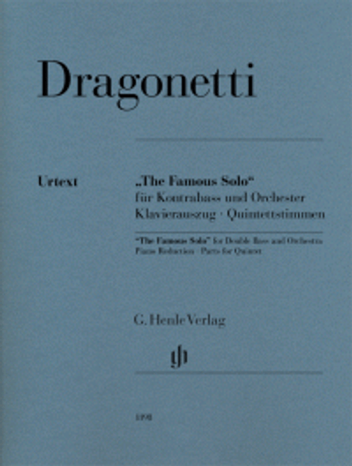 Dragonetti D. The Famous Solo Contrebasse Quatuor A Cordes et Piano Dragonetti D. The Famous Solo Contrebasse Quatuor A Cordes et Piano