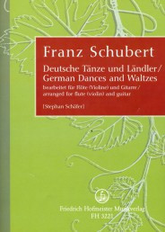 Schubert F. German Dances And Waltzes Flute OU Violon et Guitare