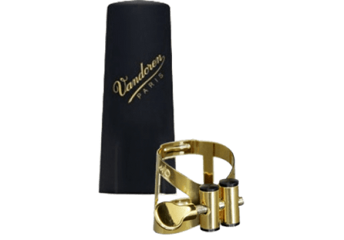 Ligature Saxophone Tenor Vieil OR Vandoren LC58AP CB Plastique