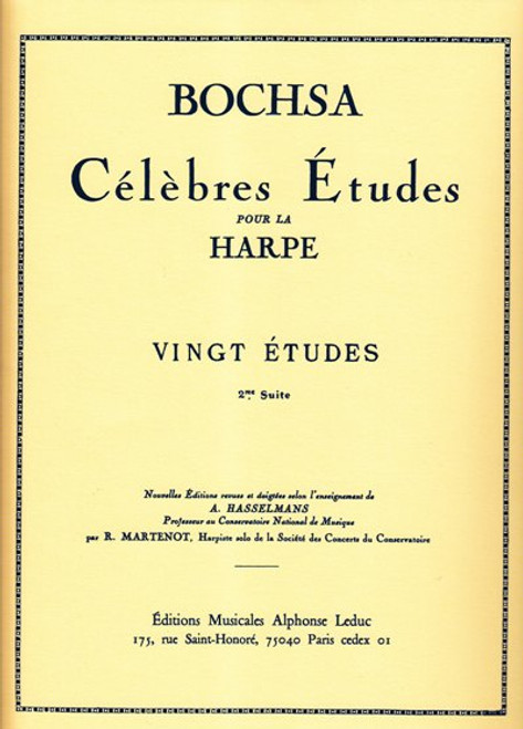 Bochsa R.n. 20 Etudes 2ME Suite Harpe