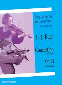 Beer L.j. Concertino RE Mineur OP 81 Violon