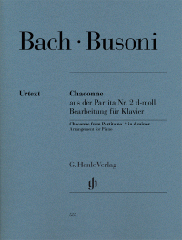 Bach J.s./busoni F. Chaconne N°2 RE Mineur Piano