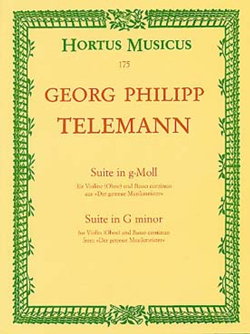 Telemann G.p. Suite Sol Mineur Violon