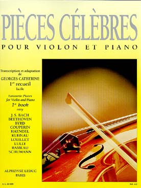 Pieces Celebres Vol 1 Violon