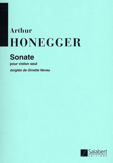 Honegger A. Sonate Violon Solo