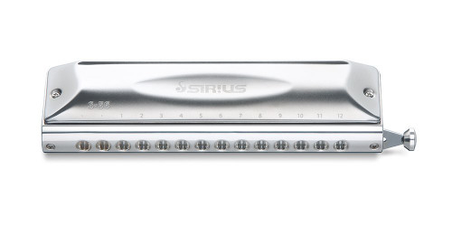 Harmonica Suzuki Sirius Chromatique Trous Quinconces S56C Harmonica Suzuki Sirius Chromatique Trous Quinconces S56C