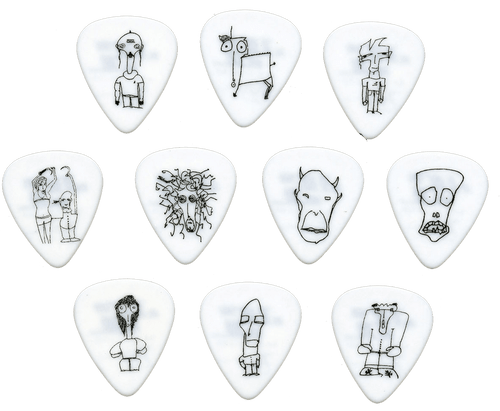 Mediators Planet Waves Joe Satriani Blanc Medium MJS1W-M