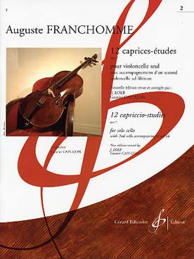 Franchomme A. 12 Caprices Etudes  OP 7 Vol 2 Violoncelle
