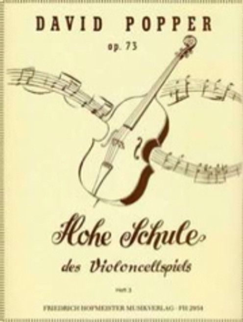 Popper D. 40 Studies Opus 73 Vol 3 Violoncelle