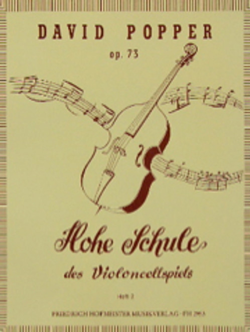 Popper D. 40 Studies Opus 73 Vol 2 Violoncelle
