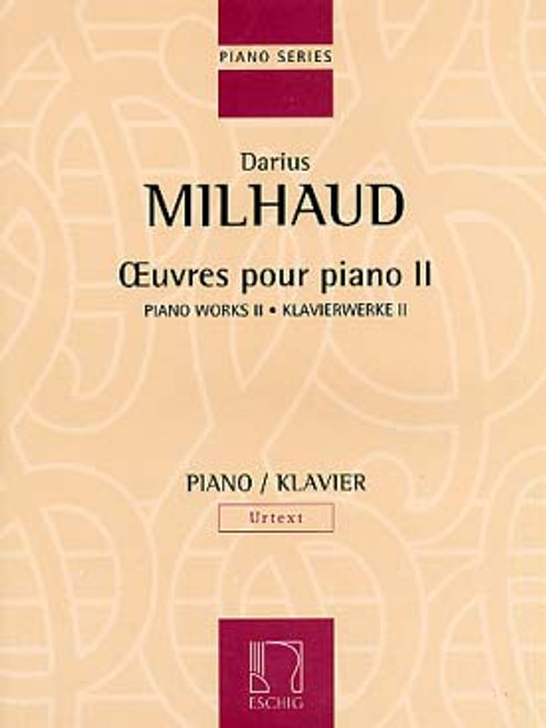 Milhaud D. Oeuvres Piano Vol 2 Milhaud D. Oeuvres Piano Vol 2