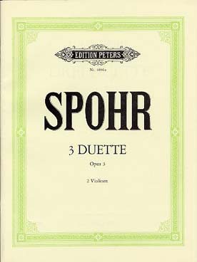 Spohr L. 3 Duette OP 3 Violons
