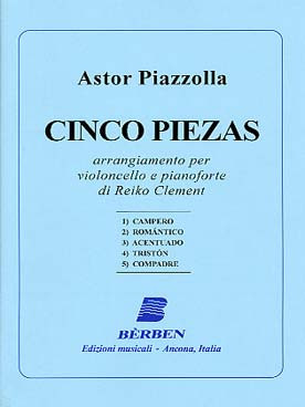 Piazzolla A. Cinco Piezas Violoncelle