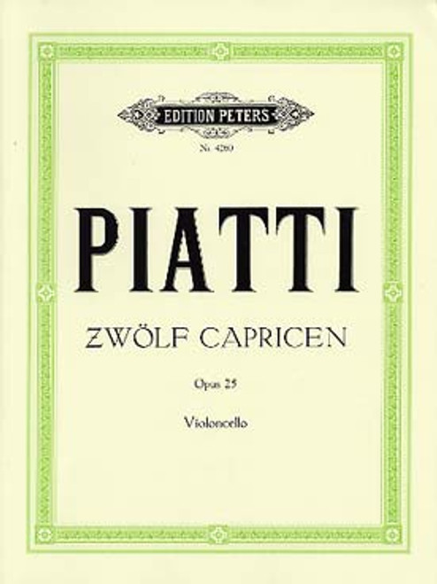 Piatti A. Caprices OP 25 Violoncelles Solo-1