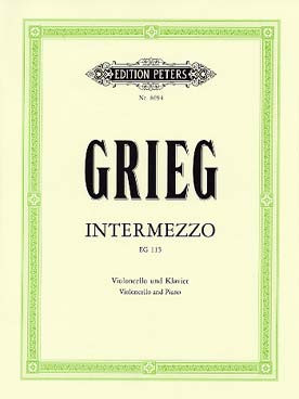 Grieg E. Intermezzo Violoncelle