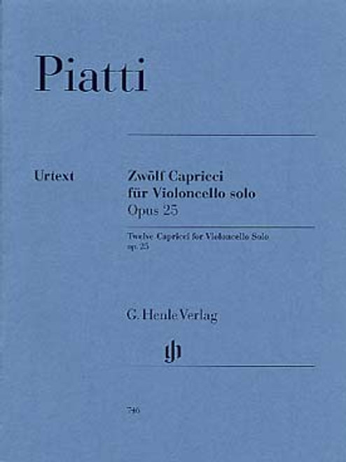 Piatti A. Caprices OP 25 Violoncelle Solo