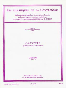 Lorenziti Gavotte Contrebasse