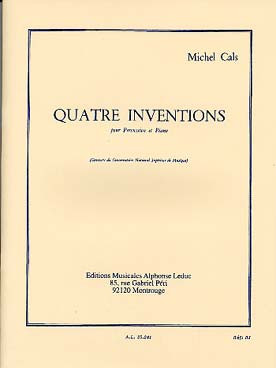 Cals M. 4 Inventions Percussions