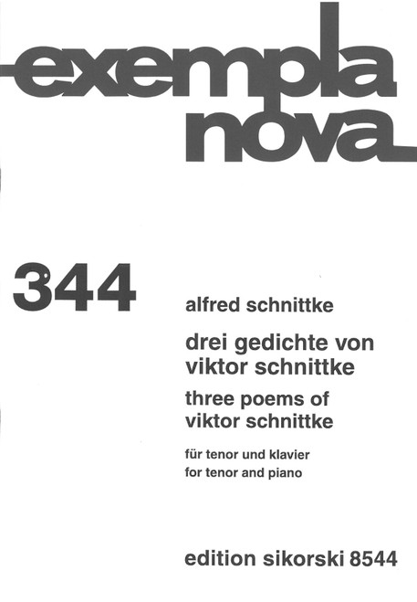 Schnittke V. Trois Poemes Tenor et Piano