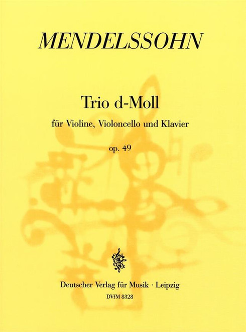 Mendelssohn F. Trio RE Mineur Mwv Q 29 OP 49