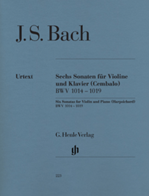 Bach J.s. Sonates Bwv 1014 - 1019 Violon