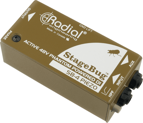 Boite de Direct Radial DI Pour Micro Piezo SB-4-PIEZO