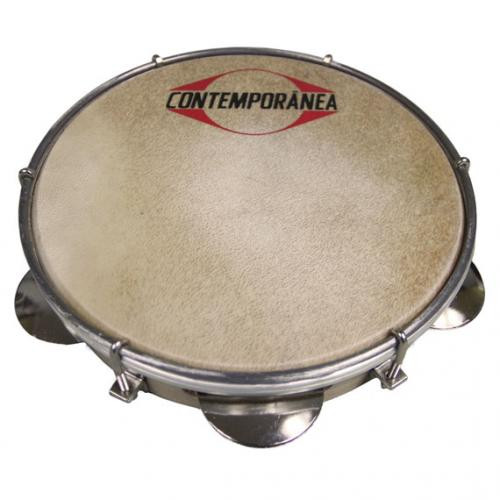 Contemporanea Pandeiro 10" Bois Peau Animale Light