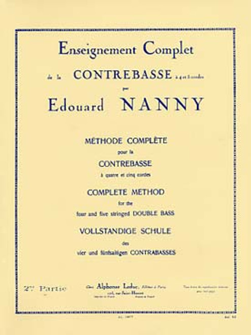 Nanny E. Methode Complete Vol 2 Contrebasse