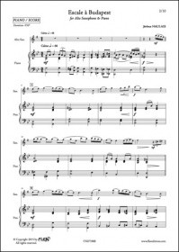 Naulais J. Escale A Budapest Saxophone Alto