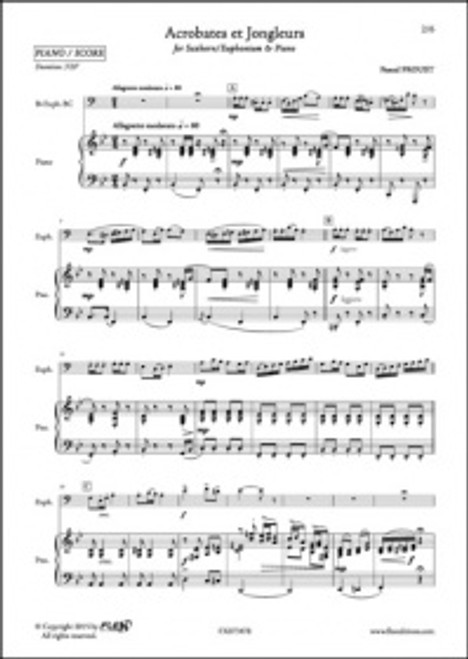 Proust P. Acrobates et Jongleurs Saxhorn OU Euphonium Proust P. Acrobates et Jongleurs Saxhorn OU Euphonium