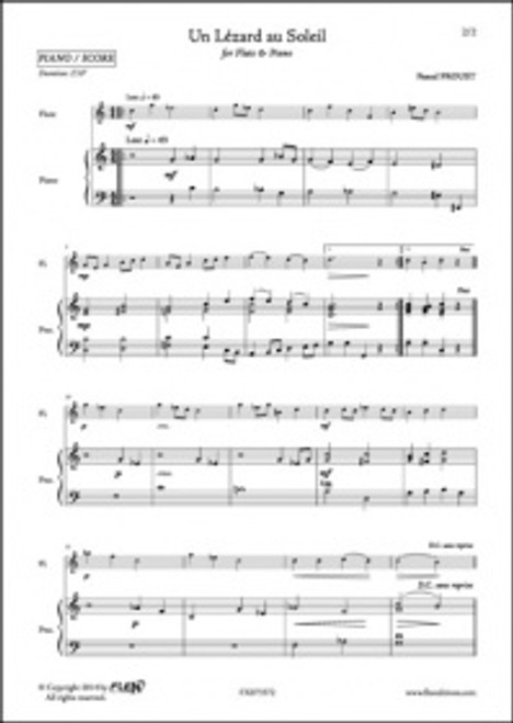 Proust P. UN Lezard AU Soleil Flute