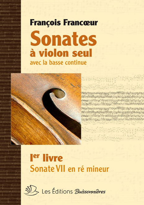 Francoeur F. Sonate en RE Mineur Violon