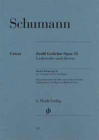 Schumann R. Twelve Poems OP 35 Voix Haute et Voix Medium