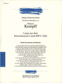 Bach J.s. Largo Piano