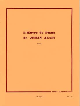 Alain J. Oeuvre de Piano Tome 2
