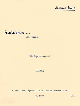 Ibert J. Bajo la Mesa Piano