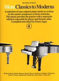 More Classics TO Moderns Vol 4 Piano