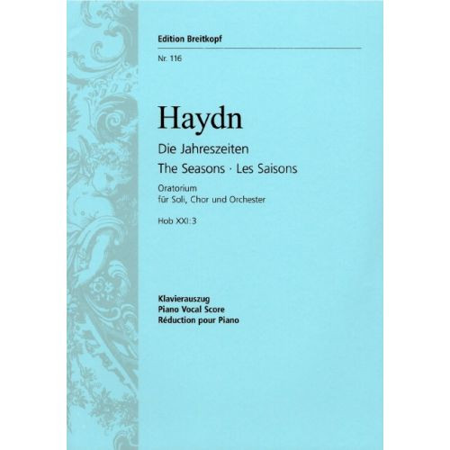 Haydn J. Les Saisons Choeur Piano