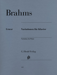 Brahms J. Variations Piano