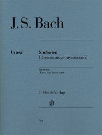 Bach J.s. Inventions A 3 Voix Piano