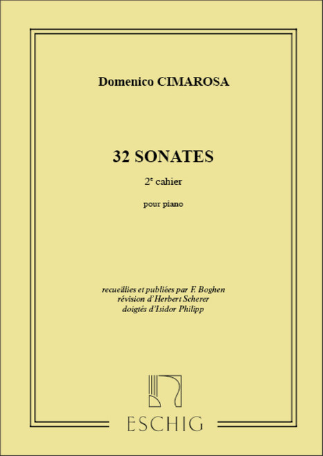 Cimarosa D. 32 Sonates Vol 2 Piano