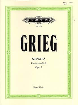 Grieg E. Sonate OP 7 Piano