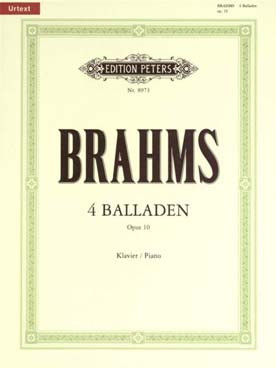 Brahms J. Ballades OP 10 Piano-2