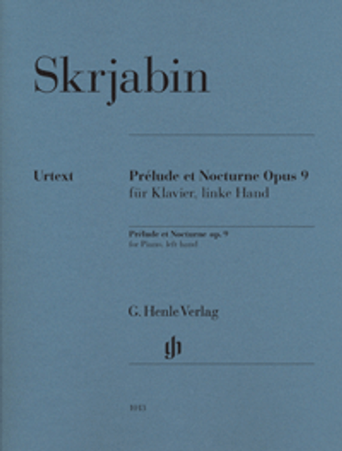Scriabine A. Prelude et Nocturne OP 9 Piano Scriabine A. Prelude et Nocturne OP 9 Piano