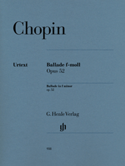 Chopin F. Ballade OP 52 Piano Chopin F. Ballade OP 52 Piano