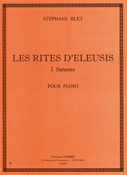 Blet S. Les Rites D'eleusis Saturne: I Saturne Piano