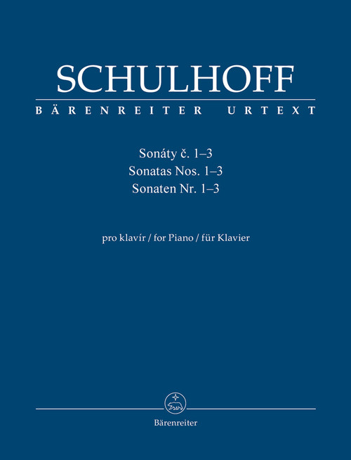 Schulhoff E. Sonates Piano Schulhoff E. Sonates Piano