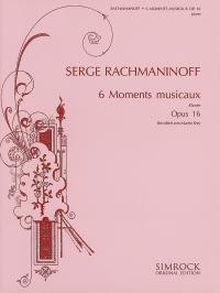 Rachmaninov S. Moments Musicaux OP 16 Piano